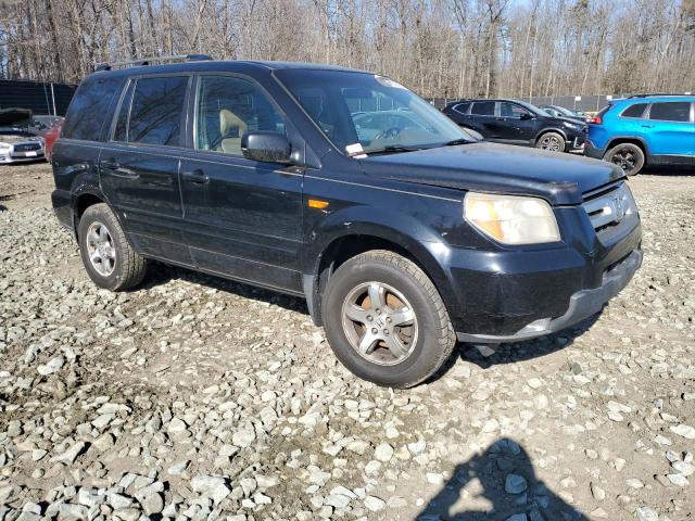 5FNYF28797B024677 - 2007 HONDA PILOT EXL BLACK photo 4