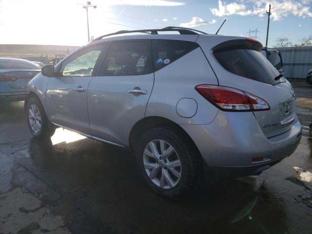 JN8AZ1MW6DW314029 - 2013 NISSAN MURANO S SILVER photo 2