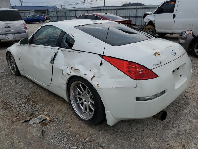 JN1BZ34D08M705319 - 2008 NISSAN 350Z COUPE WHITE photo 2