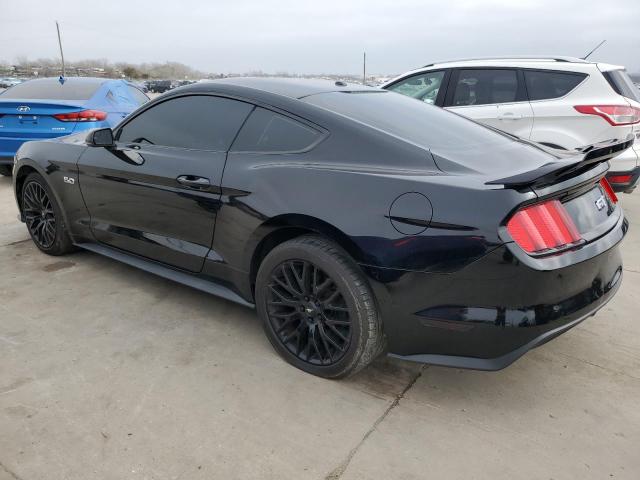 1FA6P8CF8H5256654 - 2017 FORD MUSTANG GT BLACK photo 2