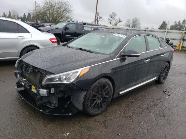 5NPE34AF0GH347638 - 2016 HYUNDAI SONATA SPORT BLACK photo 1