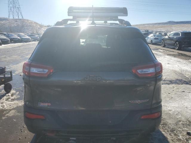 1C4PJMBS3EW257613 - 2014 JEEP CHEROKEE TRAILHAWK გრაფიტი ფოტო 6