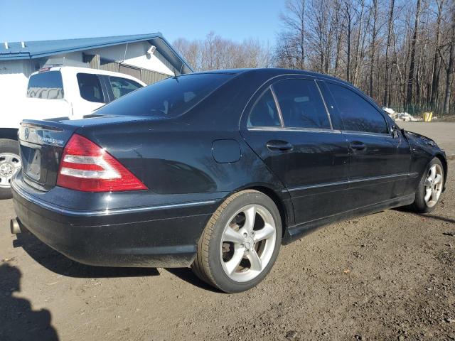 WDBRF40J85F642085 - 2005 MERCEDES-BENZ C 230K SPORT SEDAN BLACK photo 3