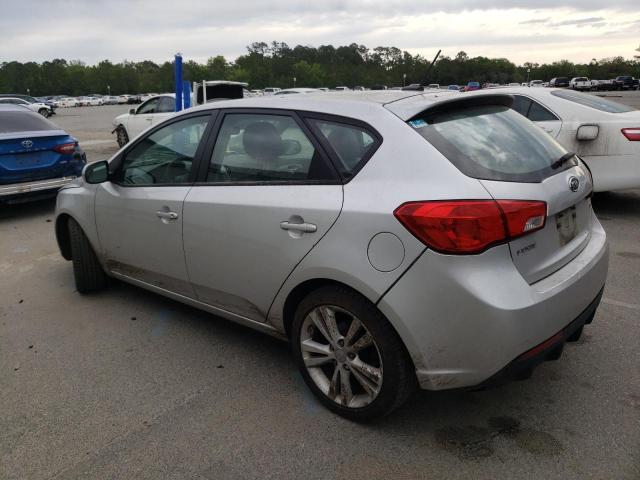 KNAFW5A34B5335537 - 2011 KIA FORTE SX SILVER photo 2