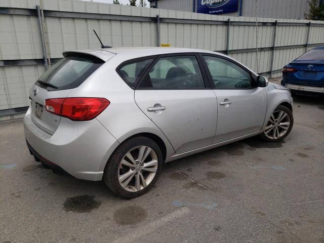 KNAFW5A34B5335537 - 2011 KIA FORTE SX SILVER photo 3