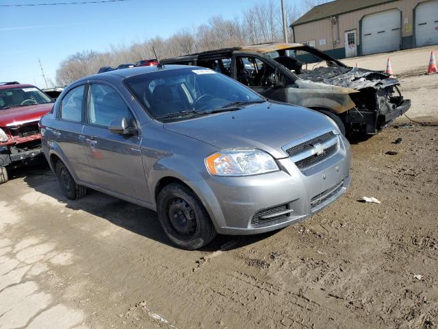 KL1TD56E89B637339 - 2009 CHEVROLET AVEO LS 灰色 照片 4