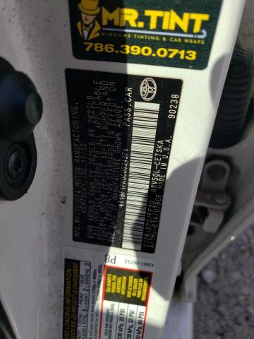 4T1BF1FK0CU634374 - 2012 TOYOTA CAMRY BASE WHITE photo 13