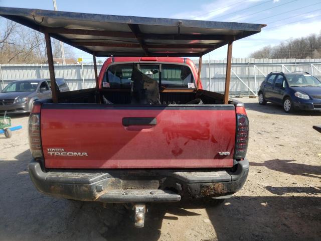 5TEUU42N68Z576547 - 2008 TOYOTA TACOMA ACCESS CAB MAROON photo 6