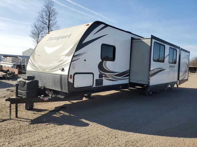 4YDT32225KD411482 - 2019 KEYSTONE PASSPORT თეთრი ფოტო 2