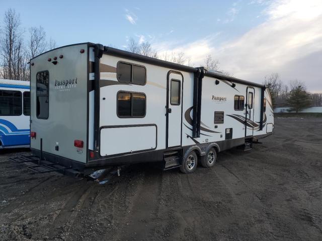4YDT32225KD411482 - 2019 KEYSTONE PASSPORT თეთრი ფოტო 4