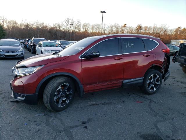 5J6RW2H90HL000864 - 2017 HONDA CR-V TOURING RED photo 1