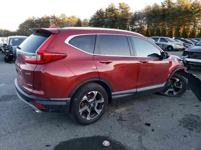 5J6RW2H90HL000864 - 2017 HONDA CR-V TOURING RED photo 3