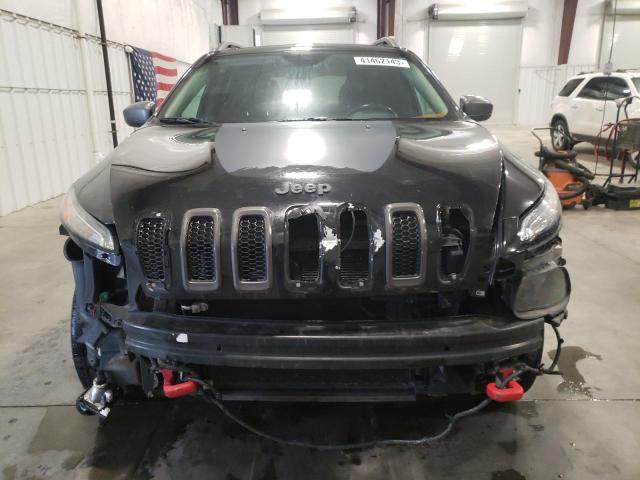 1C4PJMBS1FW666209 - 2015 JEEP CHEROKEE TRAILHAWK BLACK photo 5