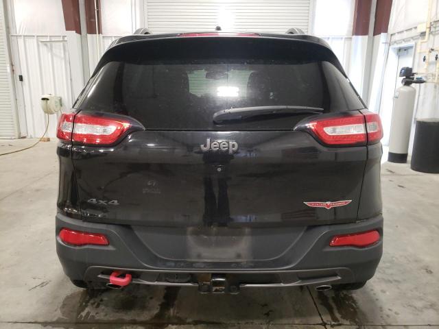 1C4PJMBS1FW666209 - 2015 JEEP CHEROKEE TRAILHAWK BLACK photo 6