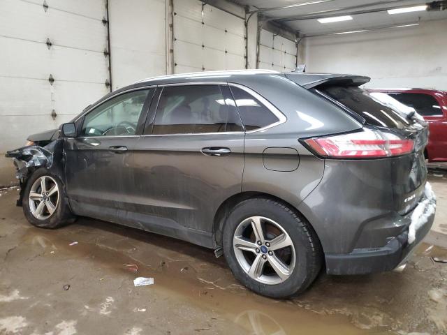 2FMPK4J9XKBC34706 - 2019 FORD EDGE SEL GRAY photo 2