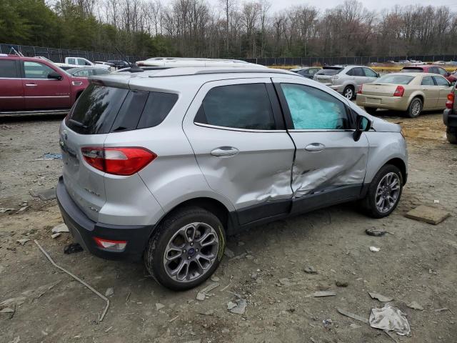 MAJ6S3KL8LC343595 - 2020 FORD ECOSPORT TITANIUM SILVER photo 3