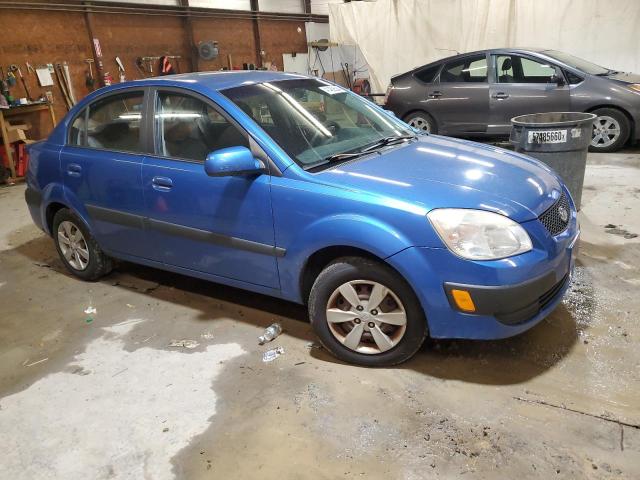 KNADE223596515248 - 2009 KIA RIO BASE BLUE photo 4