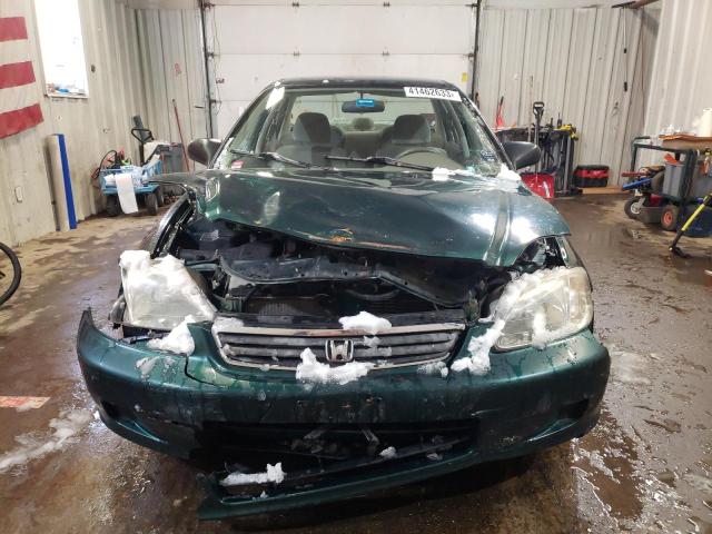 2HGEJ6616YH557817 - 2000 HONDA CIVIC BASE GREEN photo 5