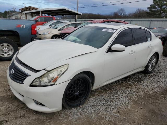 JN1CV6AP1DM711642 - 2013 INFINITI G37 BASE WHITE photo 1