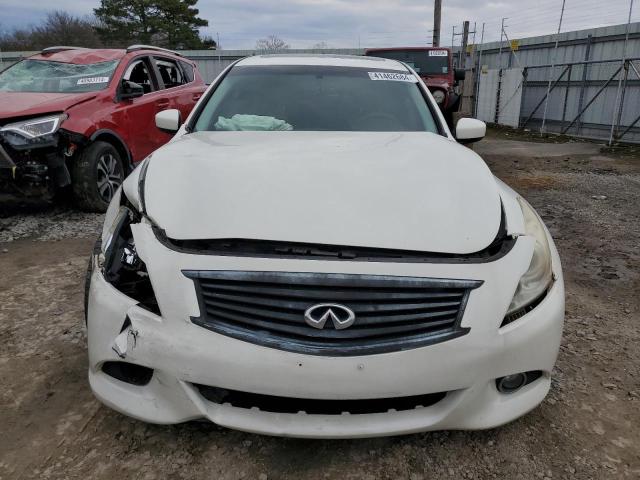 JN1CV6AP1DM711642 - 2013 INFINITI G37 BASE WHITE photo 5