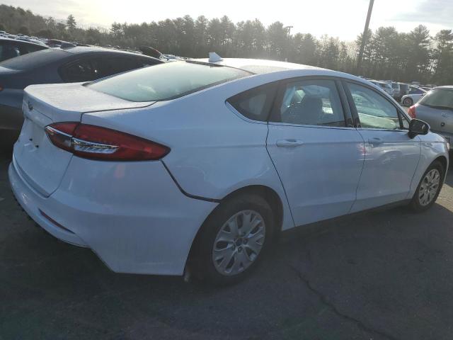 3FA6P0G74LR101917 - 2020 FORD FUSION S WHITE photo 3