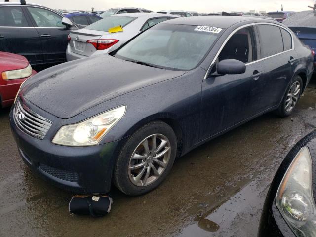 JNKBV61E68M217420 - 2008 INFINITI G35 BLACK photo 1