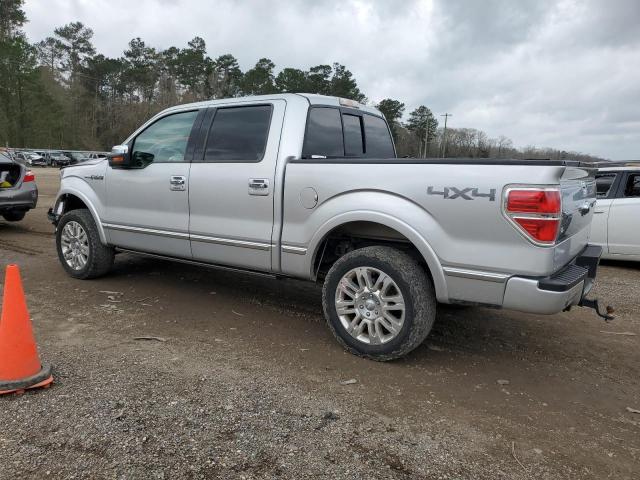 1FTFW1EF2BFD02367 - 2011 FORD F150 SUPER SILVER photo 2