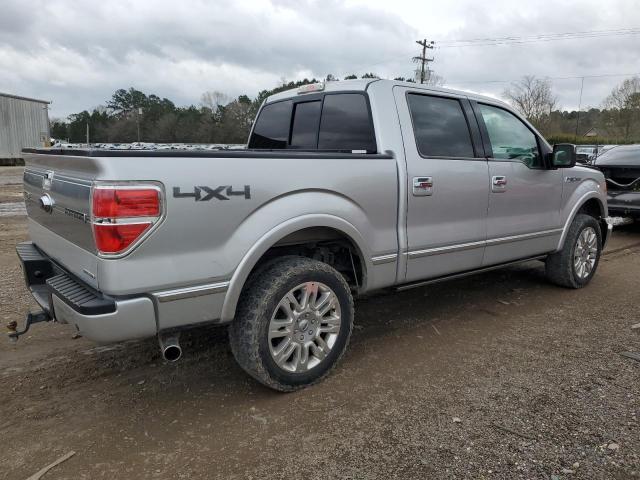1FTFW1EF2BFD02367 - 2011 FORD F150 SUPER SILVER photo 3