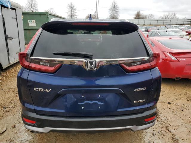 2HKRW2H96LH615213 - 2020 HONDA CR-V TOURING BLUE photo 6