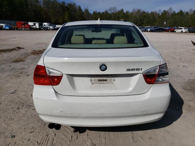 WBAVB135X6PT09971 - 2006 BMW 325 I WHITE photo 6