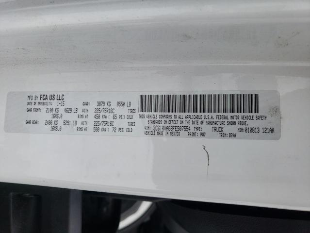 3C6TRVAG8FE507554 - 2015 RAM PROMASTER 1500 STANDARD თეთრი ფოტო 13