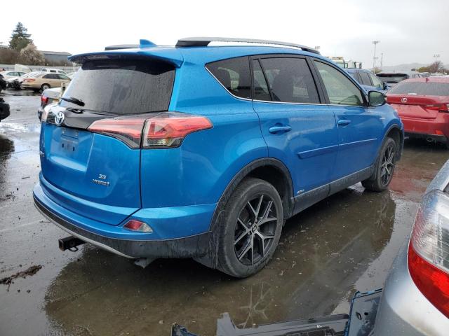 JTMJJREVXHD153841 - 2017 TOYOTA RAV4 HV SE BLUE photo 3