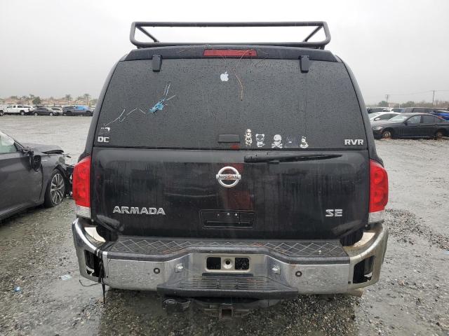 5N1AA08A76N721745 - 2006 NISSAN ARMADA SE BLACK photo 6