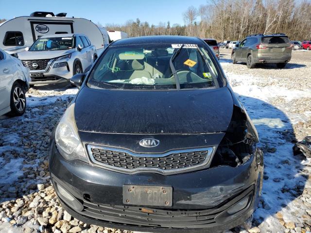 KNADN4A39F6463454 - 2015 KIA RIO EX BLACK photo 5