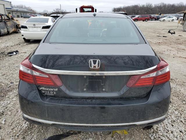 1HGCR2F78GA014110 - 2016 HONDA ACCORD EX BLACK photo 6