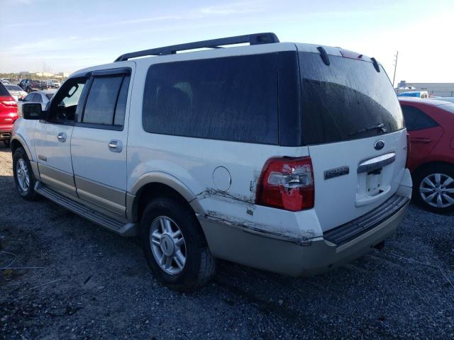 1FMFK18558LA49226 - 2008 FORD EXPEDITION EL EDDIE BAUER WHITE photo 2