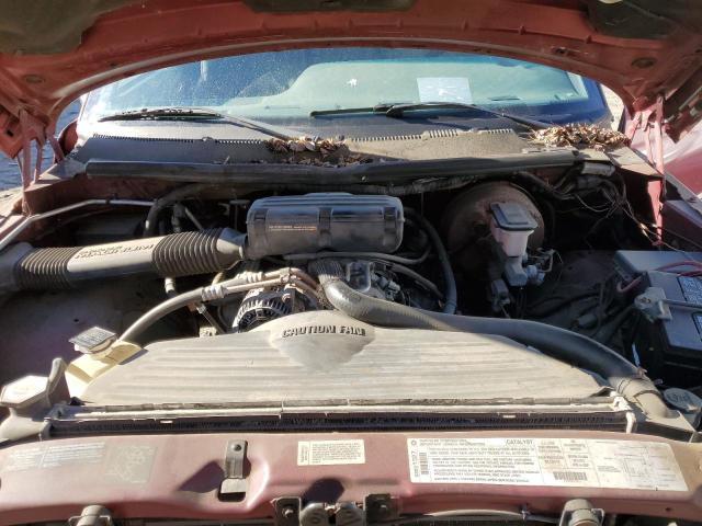 3B7HC13Y4TG155507 - 1996 DODGE RAM 1500 RED photo 11