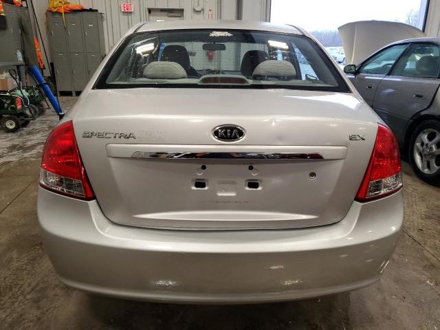 KNAFE121585496206 - 2008 KIA SPECTRA EX SILVER photo 6