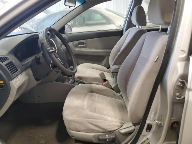 KNAFE121585496206 - 2008 KIA SPECTRA EX SILVER photo 7