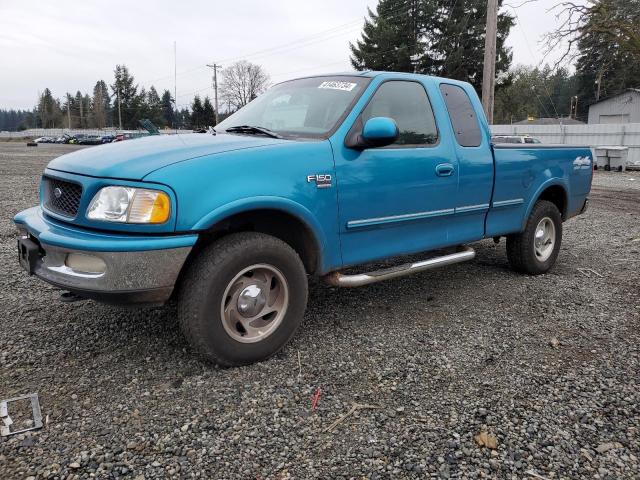 2FTZX18W1WCA36718 - 1998 FORD F150 TEAL photo 1