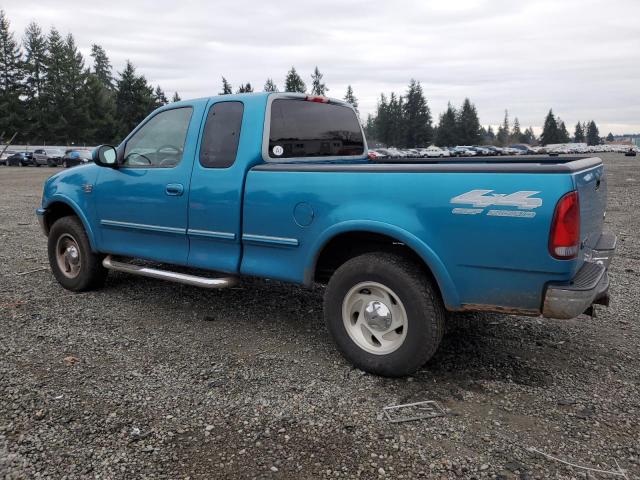 2FTZX18W1WCA36718 - 1998 FORD F150 TEAL photo 2