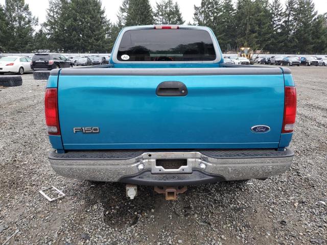 2FTZX18W1WCA36718 - 1998 FORD F150 TEAL photo 6