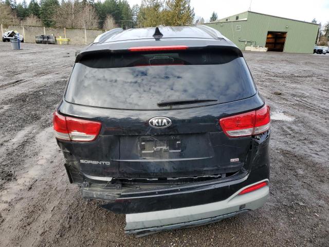 5XYPG4A31GG034513 - 2016 KIA SORENTO LX BLACK photo 6