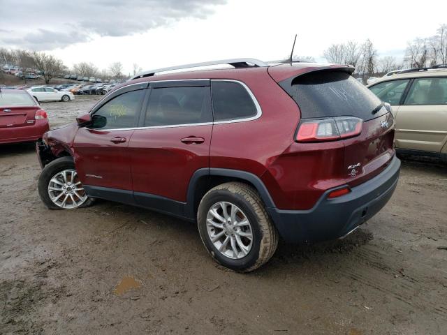 1C4PJMCX6KD450968 - 2019 JEEP CHEROKEE LATITUDE BURGUNDY photo 2