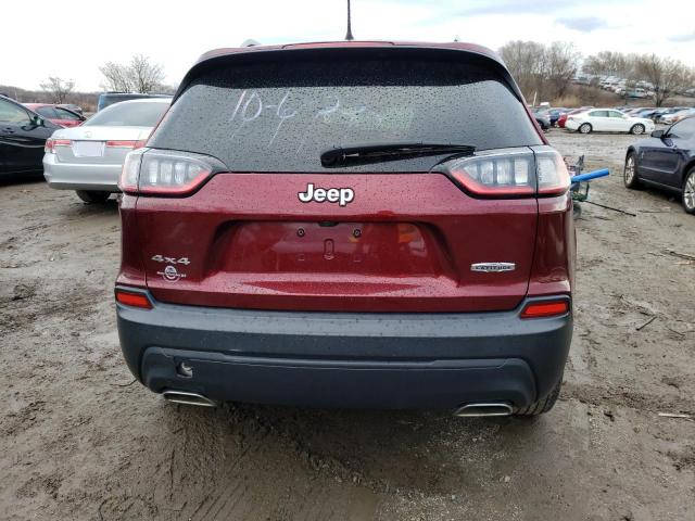 1C4PJMCX6KD450968 - 2019 JEEP CHEROKEE LATITUDE BURGUNDY photo 6