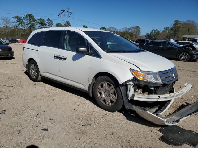 5FNRL5H26CB049193 - 2012 HONDA ODYSSEY LX WHITE photo 4