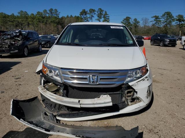 5FNRL5H26CB049193 - 2012 HONDA ODYSSEY LX WHITE photo 5