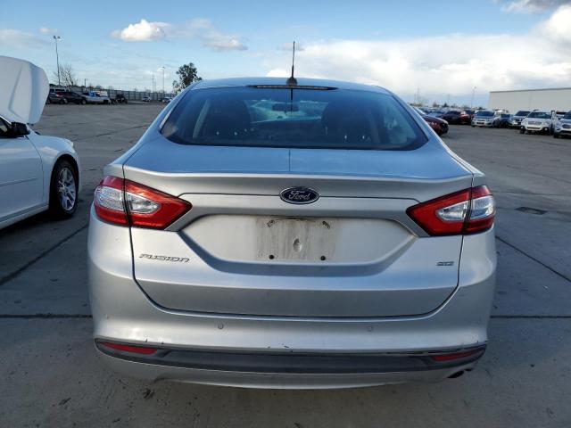 3FA6P0H70ER337546 - 2014 FORD FUSION SE SILVER photo 6