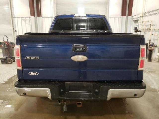 1FTFW1ET5BFB98964 - 2011 FORD F150 SUPERCREW BLUE photo 6