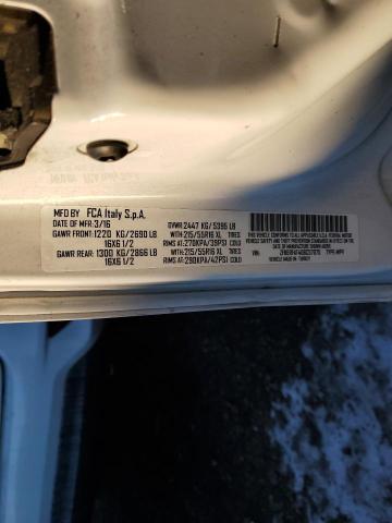 ZFBERFAT4G6C57070 - 2016 RAM PROMASTER WHITE photo 13